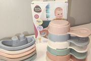 Stacking cups and water toys!