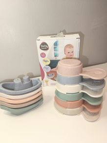 Stacking cups and water toys!