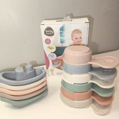 Stacking cups and water toys!