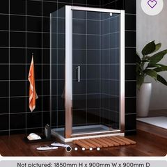 square shower enclosure