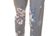Highwaist Summer with Print GRAU m-l L/XL
