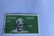 Rare 1969 Irish stamp - Mahatma Gandhi