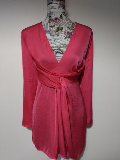 Missguided Wrap Shift Dress, New With Tags