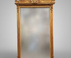French Style Freestanding Full Length Mirror