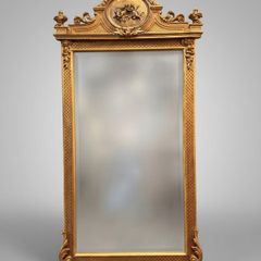 French Style Freestanding Full Length Mirror
