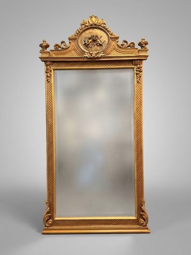 French Style Freestanding Full Length Mirror