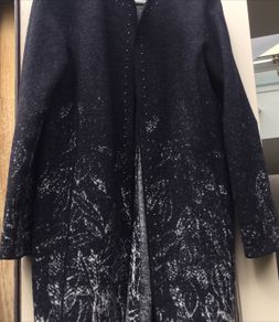 Marc Cain Wool Coat Size 12