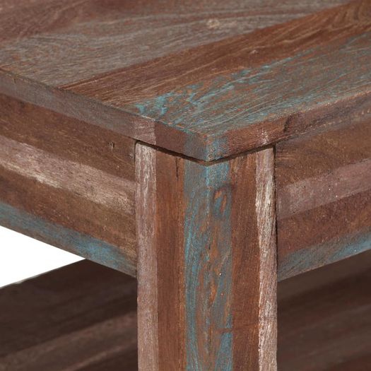 Coffee Table Solid Wood Vintage 88x50x38 cm