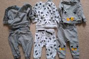 3x Boys jogger/sweatshirts sets, 0-3 months/62 cm
