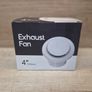 4 Inch Reversible Bathroom Extractor Fan, 6 Speeds, Remote Control, Status Indicator, Smart Memory, IPX4, Silent Ventilation Fan Image 6