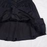Reiss Black Button Front Gathered High Waisted Flared Mini Skirt 6UK/34EU Image 4