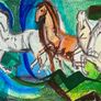 Original art Horse Art original Art Horse painting contemporary Irish Art abstract painting Image 5