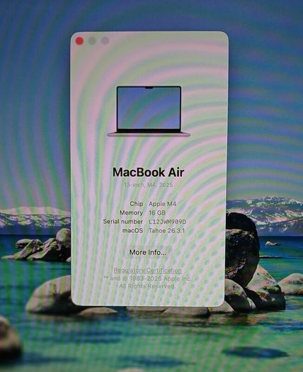 Apple Macbook Air M4 13 Inch 2025 256gb Ssd 16gb Ram 10c Cpu 8c Gpu - Silver