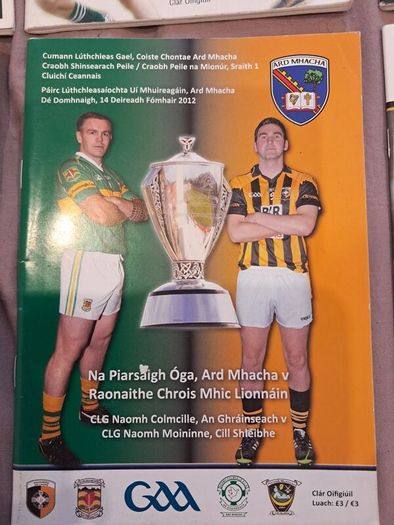 9 x Armagh GAA Club Final Programmes
