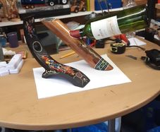 Wine bottle stands