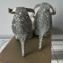 Ivory full sparkle wedding shoes. Jimmy choo dupes Image 5