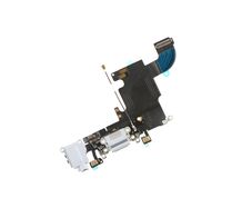 For iPhone 6s 4.7" Charging Dock Port Connector Headphone Jack Mic Flex White - FHT18IPCP