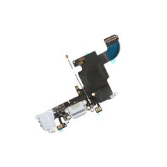 For iPhone 6s 4.7" Charging Dock Port Connector Headphone Jack Mic Flex White - FHT18IPCP