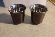 Set of 2 Browne Nespresso Pixie Metal Shot Cup Set