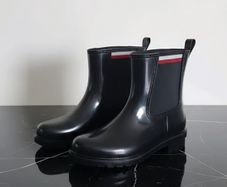 Tommy Hilfiger Signature Elastic Cleat Rain Boots Black s. 4/37