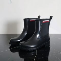Tommy Hilfiger Signature Elastic Cleat Rain Boots Black s. 4/37