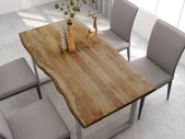 Dining Table 160x80x76 cm Solid Acacia Wood