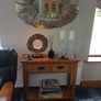 Solid Oak consol table Excellent condition Image 9
