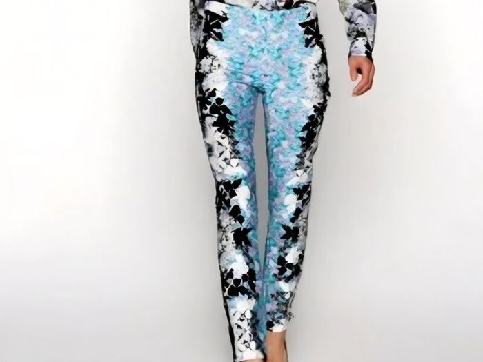MaxMara SportMax 'Anemone' Floral Trousers