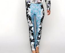 MaxMara SportMax 'Anemone' Floral Trousers