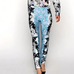 MaxMara SportMax 'Anemone' Floral Trousers