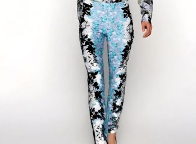 MaxMara SportMax 'Anemone' Floral Trousers