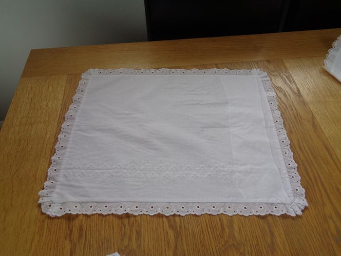 Vintage Embroidery Angelia Cushion/Pillow Cases x 2 for Sale