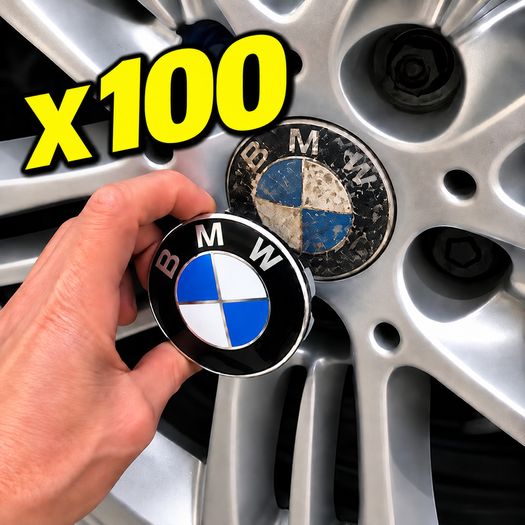 ( x 100 caps) BMW Centre Caps (FREE POST)