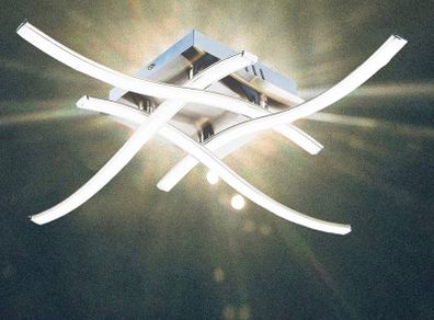 LED Ceiling Light, Elegant Curved Design Ceiling Lights, 4 Built-in LED Boards, 28W Cool White Light 6000K,Modern Ceiling Fixture for Living Rooms, Bedroom, Kitchen Hallway and Bedroom,2000 Lumens MULTIPLE STYLES AVAILABLE (FREE POSTAGE)