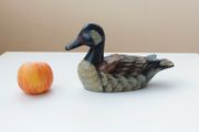 Wooden hand painted duck  height 12cm