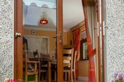 UPVC double patio doors - wood effect
