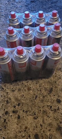 camping stove and gas