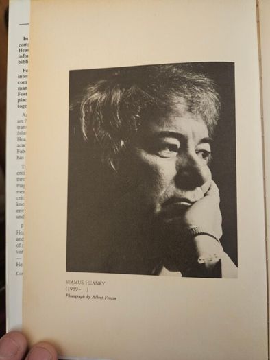 Seamus Heaney.  By Thomas C Foster. Printed By O'Brien Press Dublin.  First Edition Hardback With Dustjacket In Good Condition.  See Photos For Same.