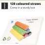 Paper Straws 120pcs Biodegradable Recyclable Drinking Straws for Party Birthday Wedding Image 3