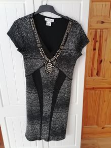 French formal Black Dress