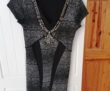 French formal Black Dress