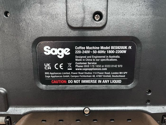 Sage Dual Boiler Espresso Machine (BES920UK)