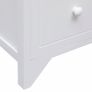 Side Cabinet with 6 Drawers White 60x30x75 cm Paulownia Wood Image 6