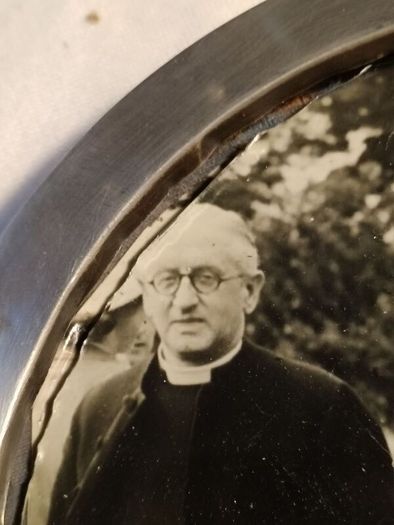 1919 A&J Zimmerman Sterling Silver Photo Frame