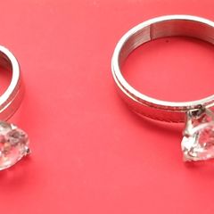 Silver plated sterling silver 925 ring/band