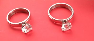 Silver plated sterling silver 925 ring/band