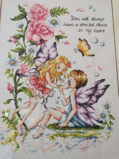 Handmade Cross Stitch Embroidy - you are special
