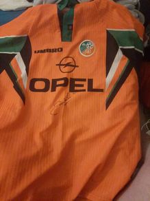 Ireland Jersey Signed by Jason McAteer