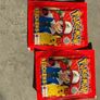 Pokemon Merlin sticker album (complete) with 2 packs Image 2