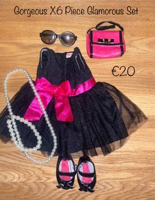 Excellent condition X6 piece Glamorous Dress Set